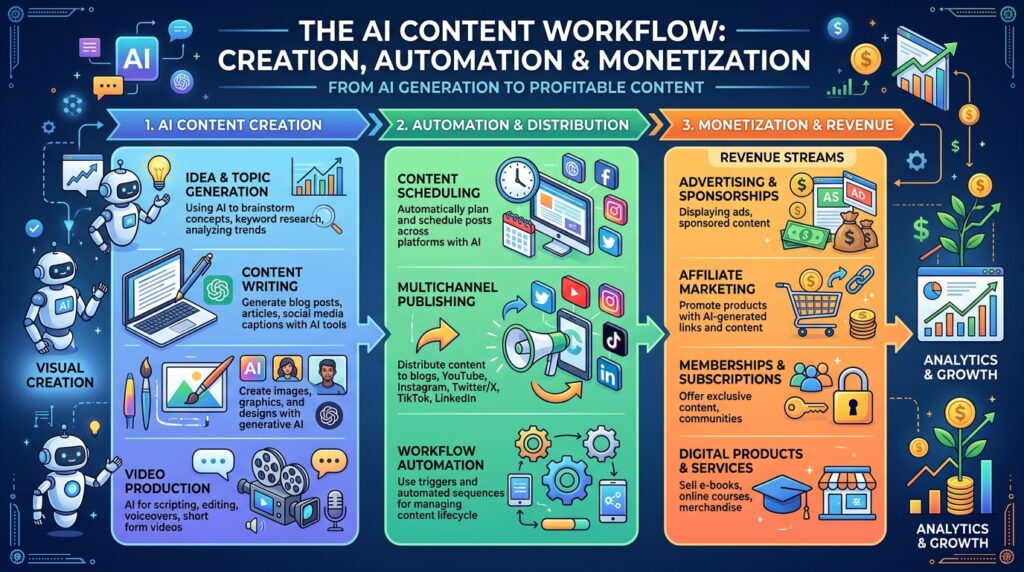 AI Social Media Management workflow