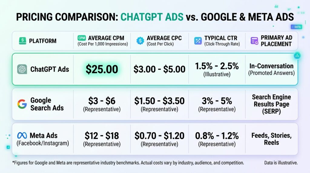 ChatGPT Ads Pricing