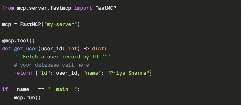 official MCP Python SDK
