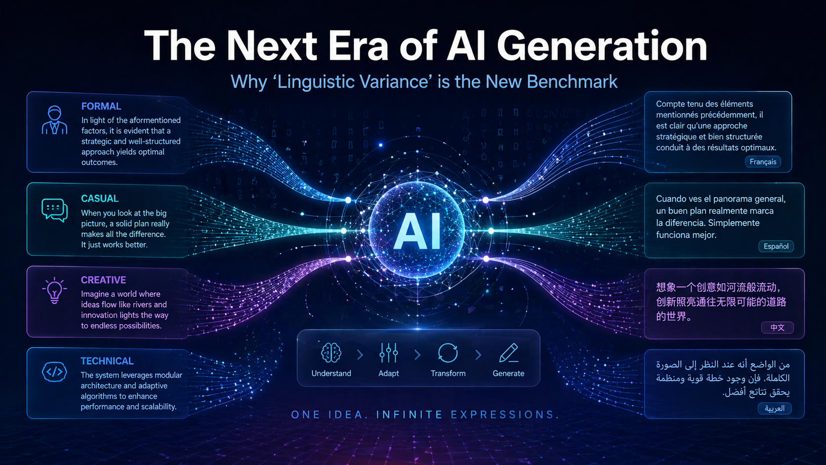 Linguistic Variance in AI Tools