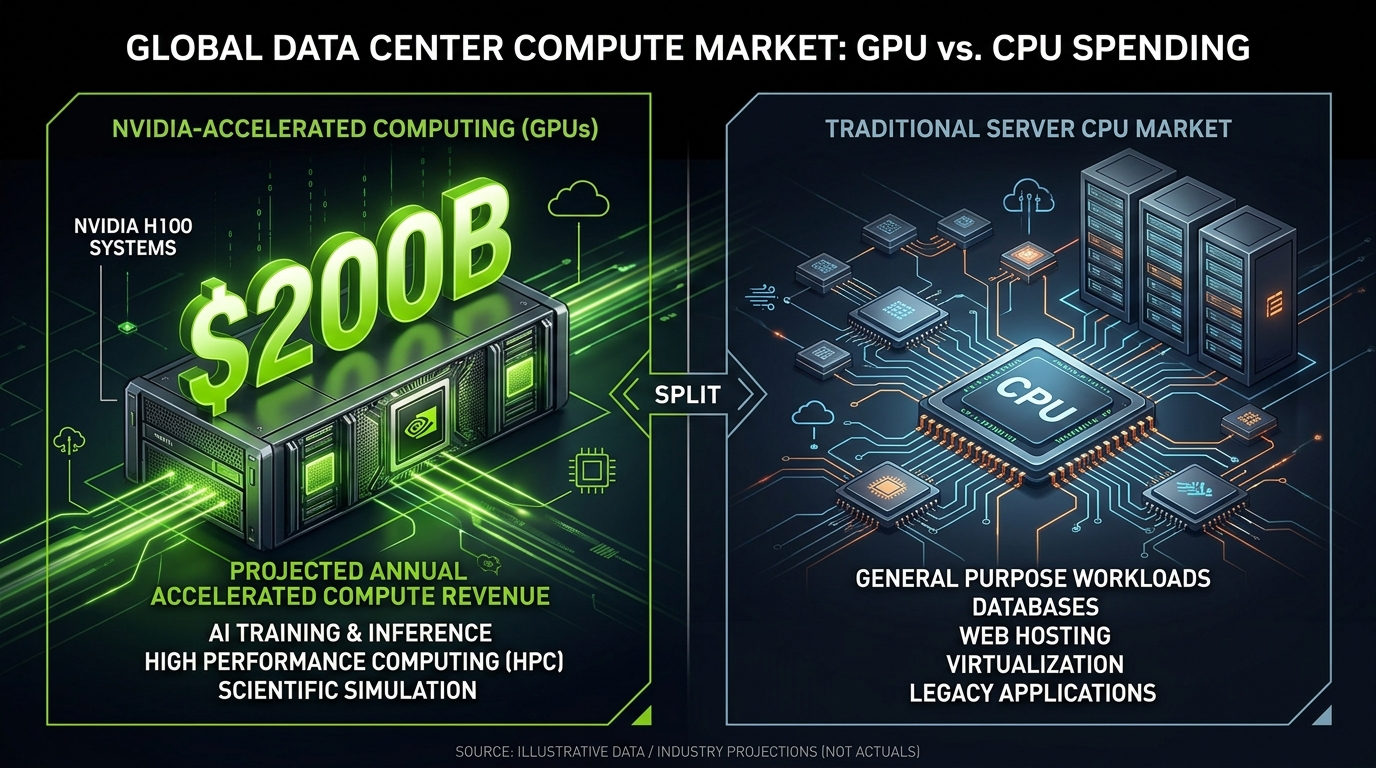 Nvidia's Vera CPU Targets a $200 Billion Market